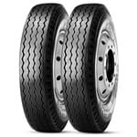 Ficha técnica e caractérísticas do produto Kit 2 Pneu Pirelli Aro 16 7.50-16 10Pr Centauro Liso