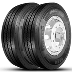 Ficha técnica e caractérísticas do produto Kit 2 Pneu Pirelli Aro 22.5 275/80r22.5 149/146j M+S MC01