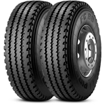 Ficha técnica e caractérísticas do produto Kit 2 Pneu Pirelli Aro 22 11.00r22 Tt 150/146k Fg88