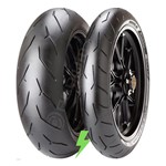 Ficha técnica e caractérísticas do produto Kit Pneu Pirelli Diablo Rosso Corsa 120/70-17 + 180/55-17