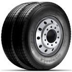 Kit 2 Pneu Tristar Aro 22.5 295/80r22.5 Tl 152/149m Ts735 Liso