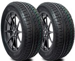 Ficha técnica e caractérísticas do produto Kit 2 Pneus 195/55R15 Remoldado Am Plus Fox Polo