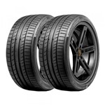 Ficha técnica e caractérísticas do produto Kit 2 Pneus 245/35R18 ContiSportContact 5 Run Flat 88Y Fabricação 2015 - Continental