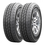 Ficha técnica e caractérísticas do produto Kit 2 Pneus Aderenza Aro 16 205/75R16 Cargo Max 8 Lonas 110/108R