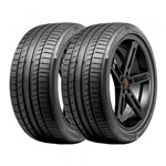 Ficha técnica e caractérísticas do produto Kit 2 Pneus Continental Aro 19 225/45R19 ContiSportContact 5 Run Flat 92W