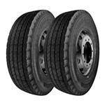 Kit 2 Pneus Double Star Aro 17 215/75R17,5 DSR116 16 Lonas 126/124L