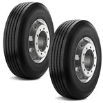 Ficha técnica e caractérísticas do produto Kit 2 Pneus Goodyear Aro 22.5 275/80R22.5 149/146L Steelmark AGS para Caminhão e Ônibus