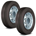 Ficha técnica e caractérísticas do produto Kit 2 Pneus Goodyear Regional RHS Aro 17.5 215/75R17.5 126/124L