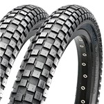 Ficha técnica e caractérísticas do produto Kit 2 Pneus Maxxis Holy Roller 20X1 3/8 (Arame) Preto