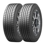 Ficha técnica e caractérísticas do produto Kit 2 Pneus Michelin Aro 16 245/70R16 LT AS 107T