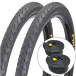 Ficha técnica e caractérísticas do produto Kit 2 Pneus Pirelli Phantom Street 26x2.00 Arame e 2 Câmaras Pirelli PE-26