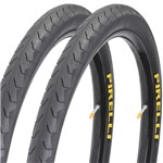 Ficha técnica e caractérísticas do produto Kit 2 Pneus Pirelli Phantom Street 26x2.00 Arame Preto