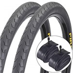 Ficha técnica e caractérísticas do produto Kit 2 Pneus Pirelli Phantom Street 26x1.50 Arame e 2 Câmaras Pirelli 26x1.50