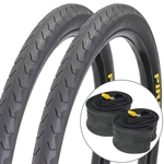 Ficha técnica e caractérísticas do produto Kit 2 Pneus Pirelli Phantom Street 26x1.95 Arame e 2 Câmaras Pirelli