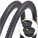 Ficha técnica e caractérísticas do produto Kit 2 Pneus Pirelli Scorpion MB2 26x2.00 Arame e 2 Câmaras Pirelli PE-26