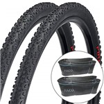 Ficha técnica e caractérísticas do produto Kit 2 Pneus Pirelli Scorpion MB3 29x2.00 Arame e 2 Câmaras Paco