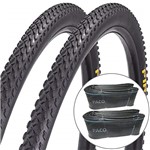 Ficha técnica e caractérísticas do produto Kit 2 Pneus Pirelli Scorpion MB2 29x2.00 Arame e 2 Câmaras Paco