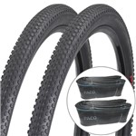 Ficha técnica e caractérísticas do produto Kit 2 Pneus Pirelli Scorpion Pro 29x2.20 Arame e 2 Câmaras Paco