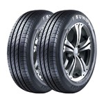 Ficha técnica e caractérísticas do produto Kit 2 Pneus Sunny Aro 15 175/65R15 NP118 84T