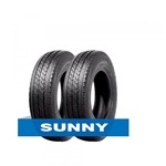 Ficha técnica e caractérísticas do produto Kit 2 Pneus Sunny SN223C 195/70R15 104 / 102R 8PR