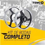 Ficha técnica e caractérísticas do produto Kit Rodas Alum. Diant/Tras. Centauro Preto Biz 125 - Temco