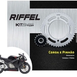 Ficha técnica e caractérísticas do produto Kit Transmissão coroa e pinhão CBR600RR ( 04-06 )