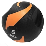 Ficha técnica e caractérísticas do produto Medicine Ball 5 Kg com Pegada Cor Laranja com Preto Liveup