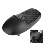 Ficha técnica e caractérísticas do produto Motos Couro Retro Saddle Vintage assento corcunda Estofos em Pele Cafe Racer Rhombic Almofada Forma Para Honda para a Yamaha