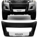 Ficha técnica e caractérísticas do produto Overbumper Hilux SRV 12 13 14 15 Preto com Prata Front Bumper