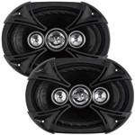 Par Alto Falante Bravox B4x69 Bk, 6x9 Polegadas, 220w Rms o Par