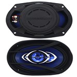 Ficha técnica e caractérísticas do produto Par de Alto Falante 6x9 Hurricane Quadrixial 180W Rms