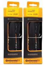 Ficha técnica e caractérísticas do produto Par de Pneu Continental Ultra Sport Ii 2 Kevlar Speed 700x28