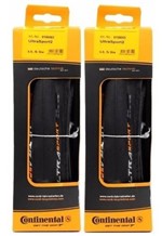 Ficha técnica e caractérísticas do produto Par de Pneu Continental Ultra Sport Ii 2 Kevlar Speed 700x23