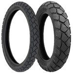 Ficha técnica e caractérísticas do produto Par de Pneu Moto 90/90-21 + 130/80-18 Technic T&C Plus