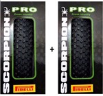 Ficha técnica e caractérísticas do produto Par de Pneus Aro 29 Pirelli Scorpion Pro 29 X 2,20 Kevlar