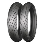 Ficha técnica e caractérísticas do produto Par de Pneus Michelin Pilot Street 110 70 17 + 140 70 17 Sem Camara