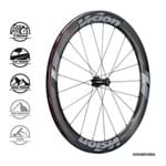 Ficha técnica e caractérísticas do produto Par de Rodas Road Vision Metron 55 Sl Disc Clincher