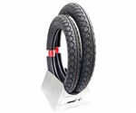 Ficha técnica e caractérísticas do produto Par Pneu Biz Traseiro 80 100 14 Dianteiro 60 100 17 Biz 100 125 Pirelli Original 0611