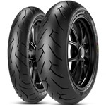 Ficha técnica e caractérísticas do produto Par Pneu Cb 650 F Mt-07 120/70r17 + 180/55r17 Zr Tl Diablo Rosso II Pirelli - Pirelli Moto