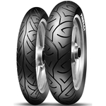 Ficha técnica e caractérísticas do produto Par Pneu Cbr450 130/70-17 + 110/70-17 Sport Demon Pirelli