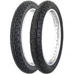 Ficha técnica e caractérísticas do produto Par Pneu Cg Titan Cbx 100/90-18 + 275-18 Tubeless City Turbo Technic