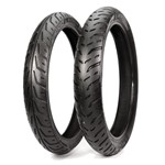 Ficha técnica e caractérísticas do produto Par Pneu Cg125/150/160 Michelin 100/80-18 + 80/100-18