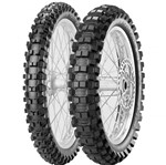 Ficha técnica e caractérísticas do produto Par Pneu Crf 230F 100/100-18 + 80/100-21 Scorpion Extra Fun Pirelli - Pirelli Moto