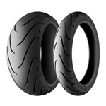 Ficha técnica e caractérísticas do produto Par Pneu de Moto Michelin Scorcher 11 Diant 140/75 R17 MC 67V TL + Tras 200/55 R17 M/C 78V TL