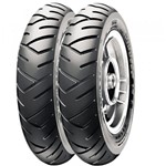 Ficha técnica e caractérísticas do produto Par Pneu Honda Lead 110 Elite 125 90/90-12 + 100/90-10 Tl Sl26 Pirelli - Pirelli Moto