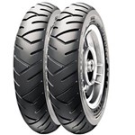 Ficha técnica e caractérísticas do produto Par Pneu Honda Lead 110 Elite 125 90/90-12 + 100/90-10 Tl Sl26 Pirelli