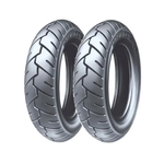 Ficha técnica e caractérísticas do produto Par Pneu Michelin 350-10 + 350-10 S1 Suzuki Burgman 125