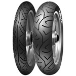 Ficha técnica e caractérísticas do produto Par Pneu Moto 120/80-16 + 130/80-18 Pirelli Sport Demon