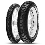 Ficha técnica e caractérísticas do produto Par Pneu Pirelli 120-80-18 e 90-90-21 Mt60 com Câmara