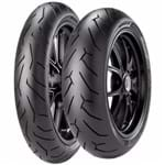 Ficha técnica e caractérísticas do produto Par Pneu Pirelli Diablo Rosso II CB600 F Hornet 120-70-17 + 180-55-17 TL